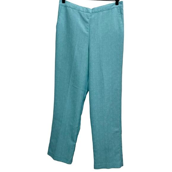 Vintage 90s Women’s 10 Alfred Dunner Casual Woven Slack Straight Leg Pant Boho - Picture 1 of 9